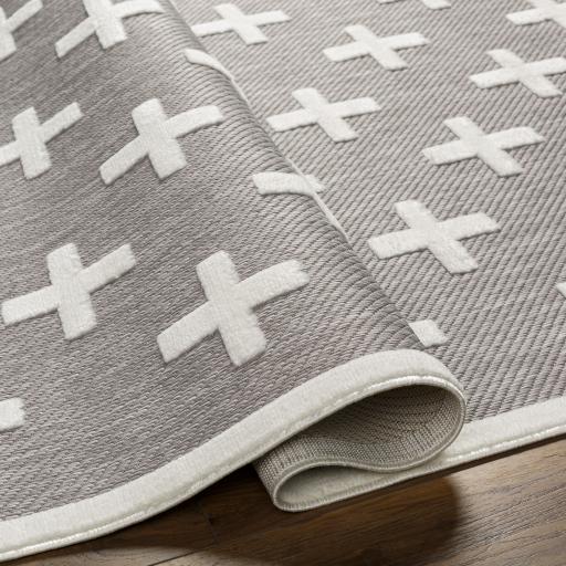 Surya San Diego SFG-2341 Gray Off-White 7'10" x 10' Rug