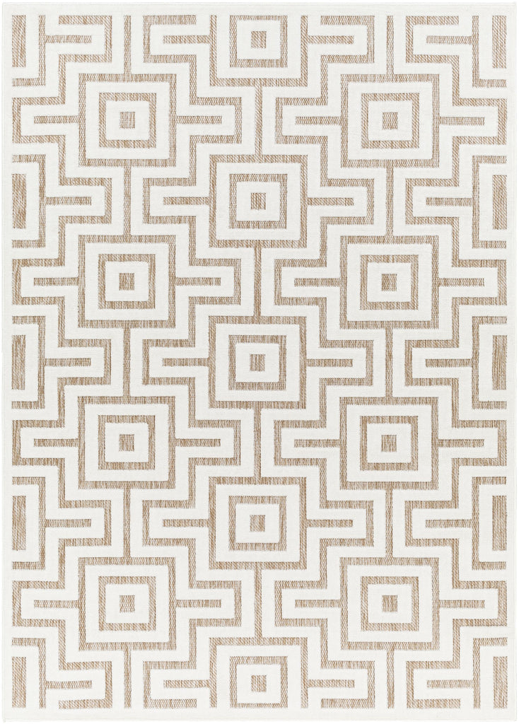 Surya San Diego SFG-2344 Light Beige Off-White 5'3" x 7' Rug