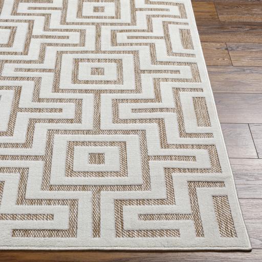 Surya San Diego SFG-2344 Light Beige Off-White 5'3" x 7' Rug