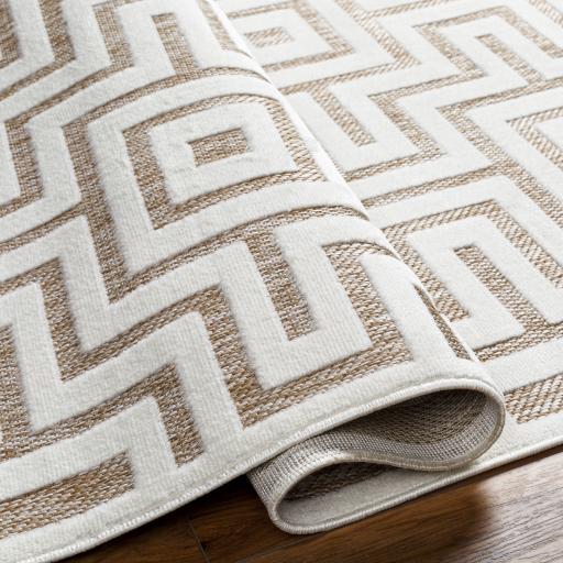 Surya San Diego SFG-2344 Light Beige Off-White 5'3" x 7' Rug