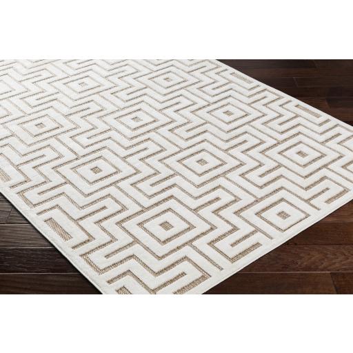 Surya San Diego SFG-2344 Light Beige Off-White 5'3" x 7' Rug