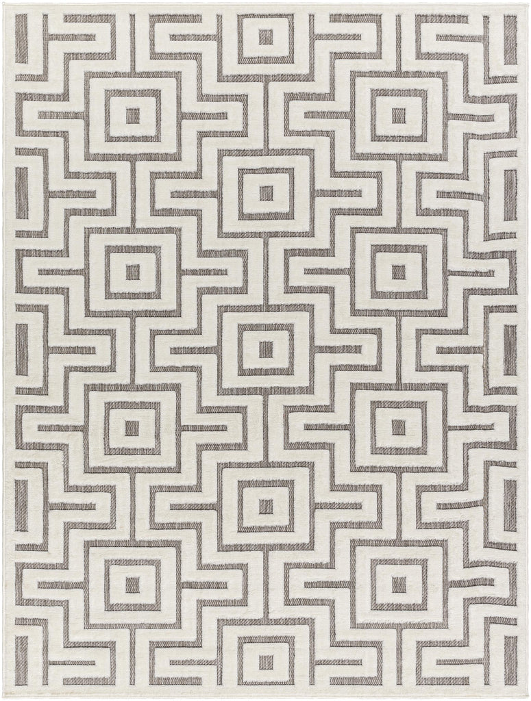 Surya San Diego SFG-2347 Gray Off-White 5'3" x 7' Rug