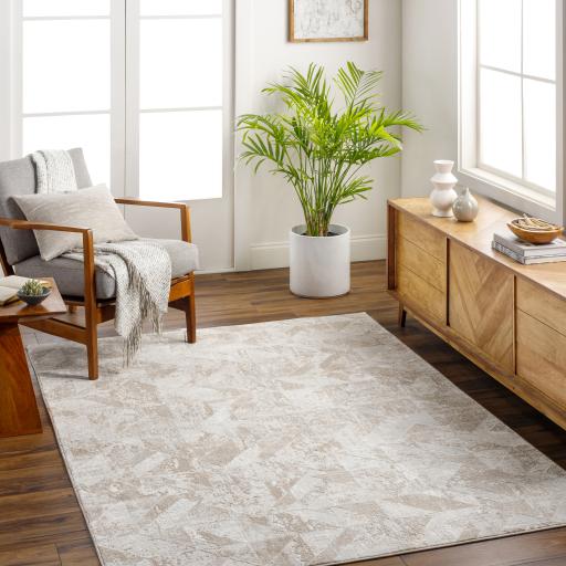 Surya San Francisco SFO-2323 Ivory Tan 5'3" x 7' Rug