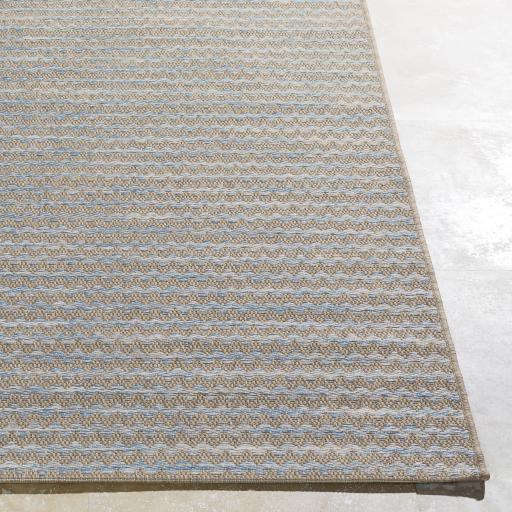 Surya Santa Cruz STZ-6009 Blue Cream 2' x 3'7" Rug