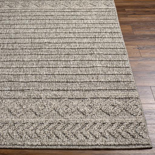 Surya Sarasota SSO-2303 Black Light Gray 2' x 3'9" Rug