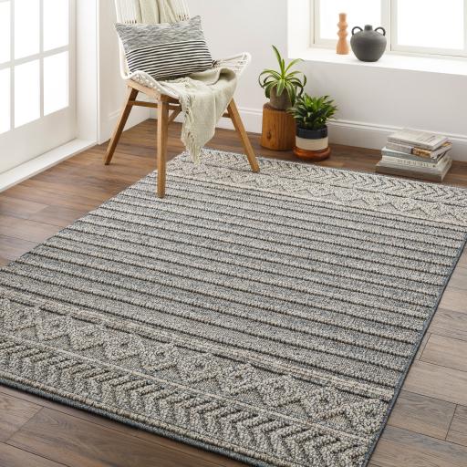 Surya Sarasota SSO-2304 Blue Light Gray 2'5" x 7'3" Rug