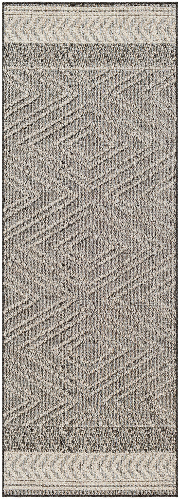 Surya Sarasota SSO-2309 Black Light Gray 2' x 3'9" Rug