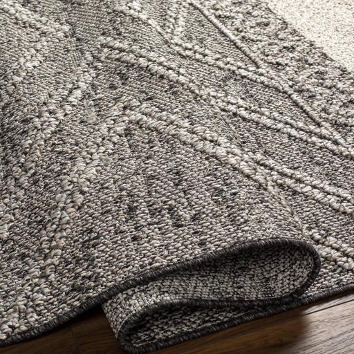 Surya Sarasota SSO-2309 Black Light Gray 7'5" x 10' Rug