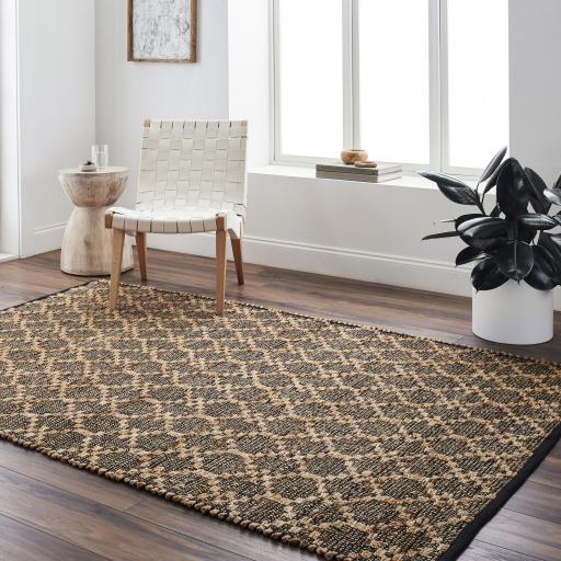 Surya Selanik SNK-2301 Beige Black 2'6" x 8' Rug