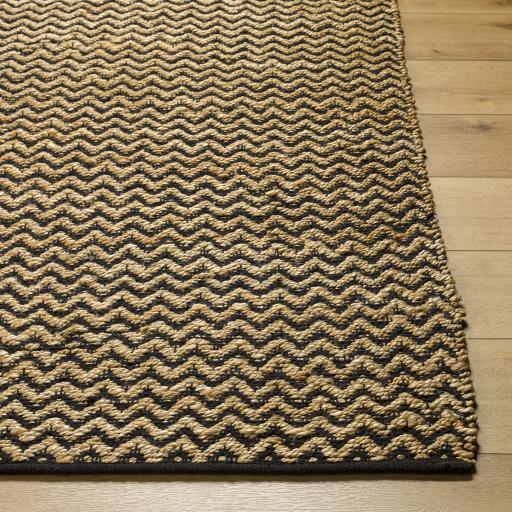 Surya Selanik SNK-2302 Beige Black 2'6" x 8' Rug