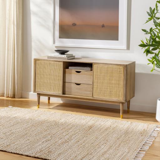 Surya Selanik SNK-2305 Camel White 2'6" x 8' Rug