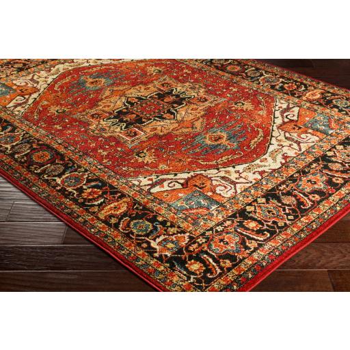 Surya Serapi SRP-1001 Black Burgundy 8'10" x 12'6" Rug