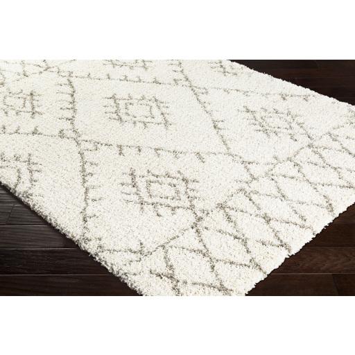 Surya Serengeti Shag SGT-2301 Charcoal Ivory 8'10" x 12'4" Rug