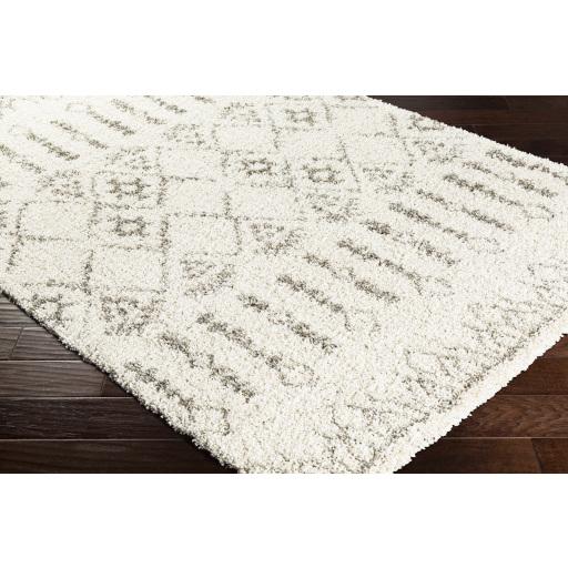 Surya Serengeti Shag SGT-2314 Charcoal Ivory 2' x 3' Rug