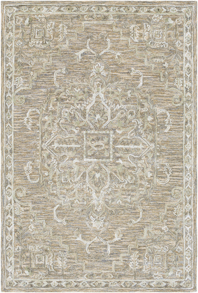 Surya Shelby SBY-1007 Light Sage Medium Brown 2' x 3' Rug