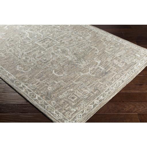 Surya Shelby SBY-1007 Light Sage Medium Brown 2' x 3' Rug