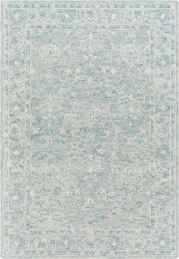 Surya Shelby SBY-1012 Aqua Charcoal 2' x 3' Rug