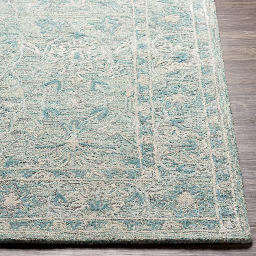 Surya Shelby SBY-1012 Aqua Charcoal 2' x 3' Rug