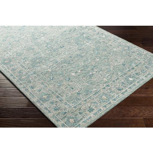 Surya Shelby SBY-1012 Aqua Charcoal 2' x 3' Rug