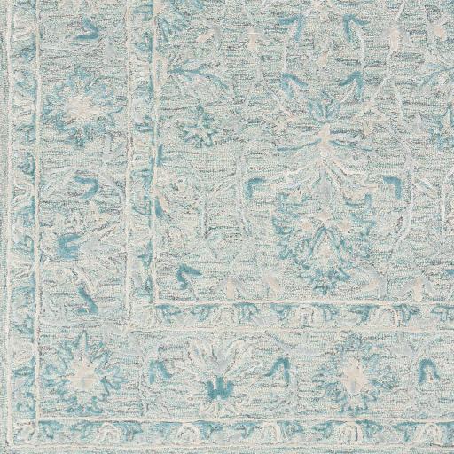 Surya Shelby SBY-1012 Aqua Charcoal 4' x 6' Rug