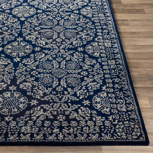 Surya Smithsonian SMI-2112 Dark Blue Light Gray 10' Square Rug