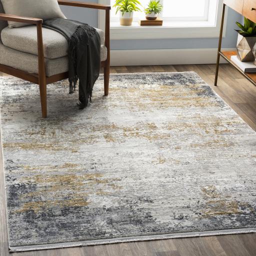 Surya Solar SOR-2302 Charcoal Gray 10' x 14' Rug