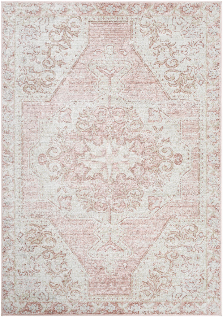 Surya St Tropez SRZ-2317 Light Beige Pale Pink 5'3" Square Rug