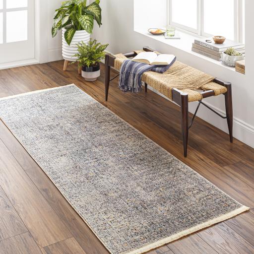 Surya Subtle SUB-2318 Black Charcoal 5'3" x 7' Rug