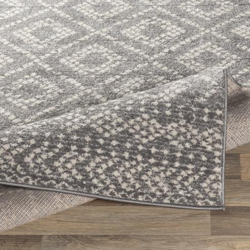 Surya Sunderland SUN-2302 Charcoal Light Slate 5'3" x 7'3" Rug