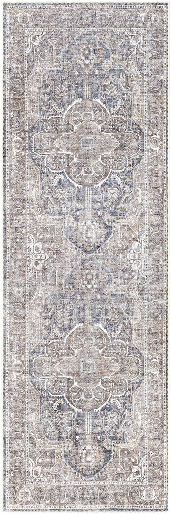 Surya Tahmis THI-2700 Brown Charcoal 2'7" x 7'10" Rug