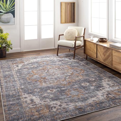 Surya Tahmis THI-2701 Beige Camel 2' x 2'11" Rug