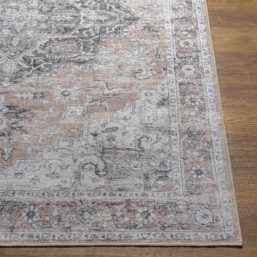 Surya Tahmis THI-2702 Beige Charcoal 2'7" x 7'10" Rug