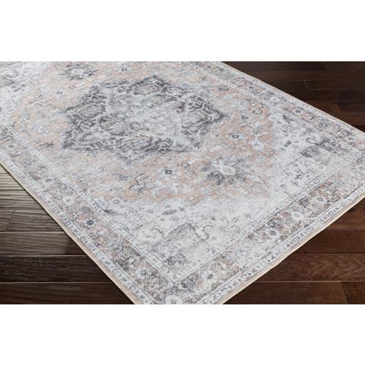 Surya Tahmis THI-2702 Beige Charcoal 2'7" x 7'10" Rug