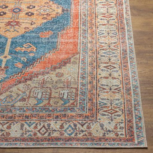 Surya Tahmis THI-2704 Beige Blue 2'7" x 7'10" Rug