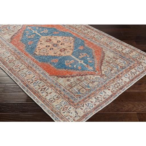 Surya Tahmis THI-2704 Beige Blue 2'7" x 7'10" Rug