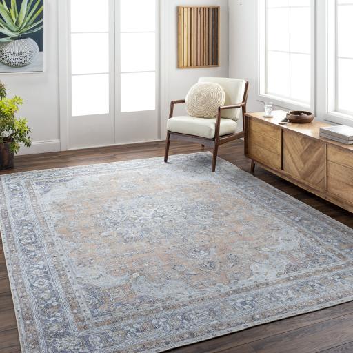 Surya Tahmis THI-2705 Beige Blue 2' x 2'11" Rug