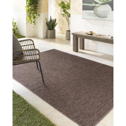 Surya Terrace TRC-2300 Brown Dark Brown 2' x 2'11" Rug