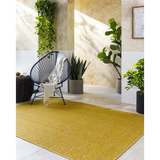 Surya Terrace TRC-2301 Mustard Yellow 2' x 2'11" Rug