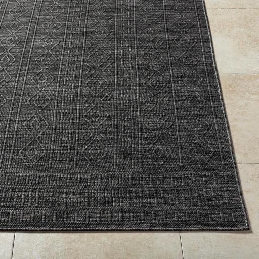 Surya Terrace TRC-2303 Black 2' x 2'11" Rug