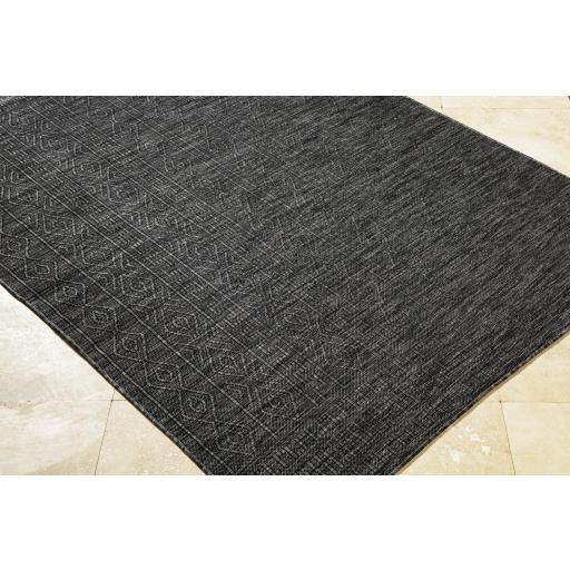 Surya Terrace TRC-2303 Black 2' x 2'11" Rug