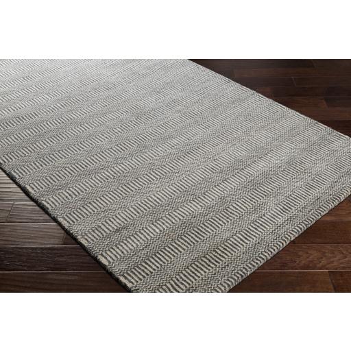 Surya Teton TET-1002 Charcoal Deep Teal 2' x 3' Rug