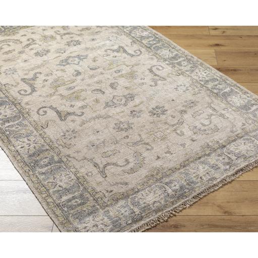 Surya Theodora THO-3003 Dark Brown Gray 8' Round Rug