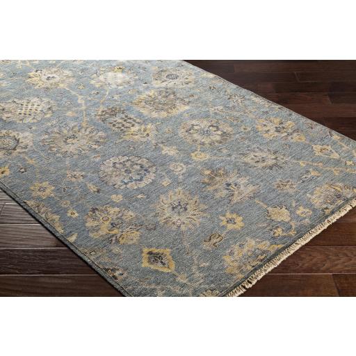 Surya Theodora THO-3006 Aqua Charcoal 2' x 3' Rug