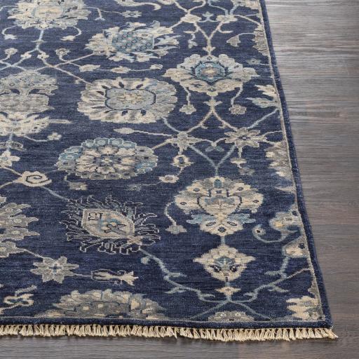 Surya Theodora THO-3007 Aqua Charcoal 2' x 3' Rug