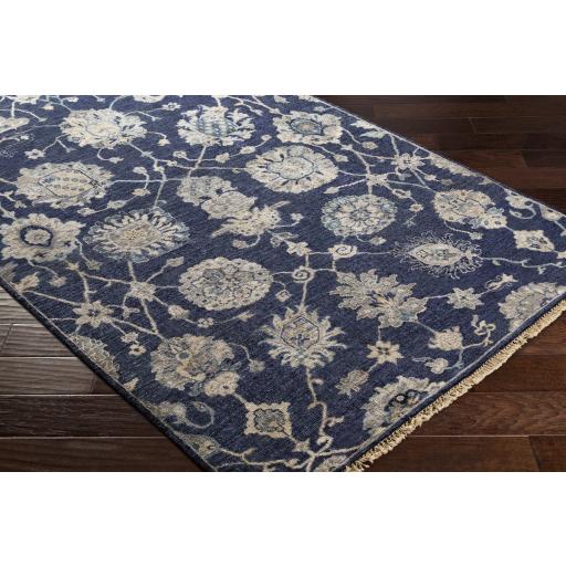 Surya Theodora THO-3007 Aqua Charcoal 2' x 3' Rug