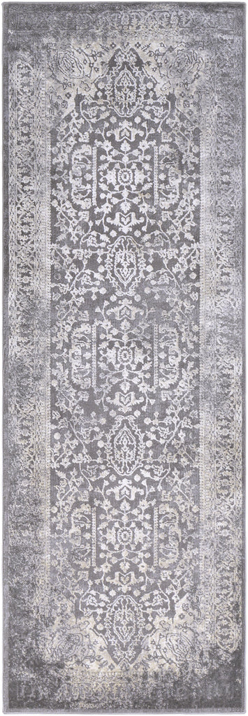 Surya Tibetan TBT-2300 Charcoal Ivory 7'10" Square Rug