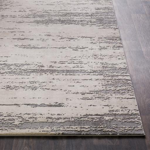 Surya Tibetan TBT-2304 Charcoal Light Beige 7'10" Square Rug