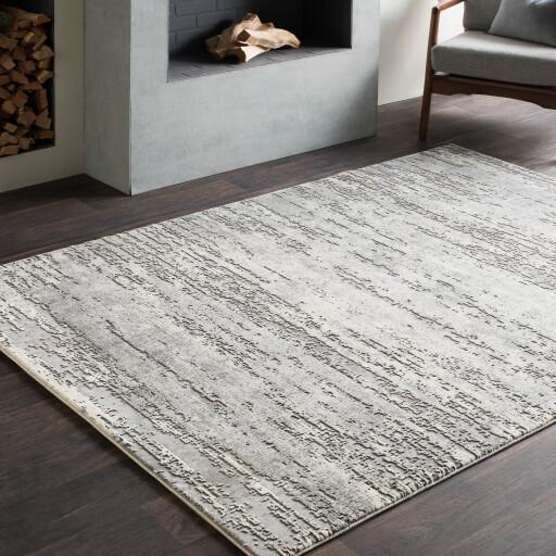 Surya Tibetan TBT-2305 Charcoal Medium Gray 7'10" Round Rug