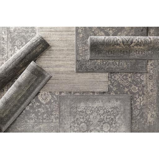 Surya Tibetan TBT-2305 Charcoal Medium Gray 7'10" Square Rug