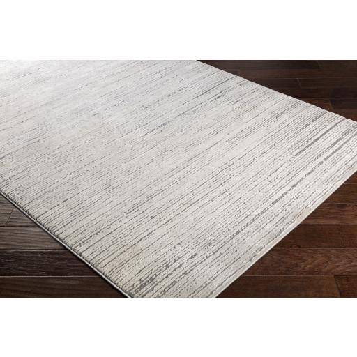 Surya Tibetan TBT-2308 Charcoal Ivory 2' x 2'11" Rug